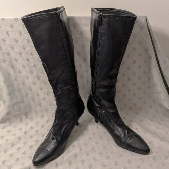 9.5 M Norris High Black Boots with IMPO Stretch - Picture 3 of 5
